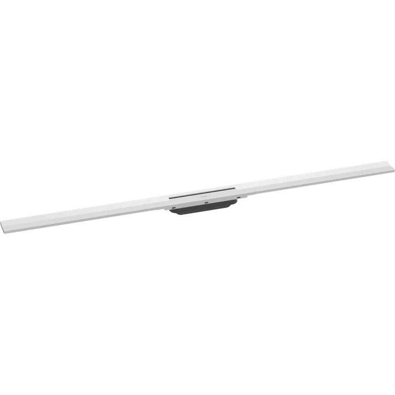 Caniveau de douche découpable 120 cm HANSGROHE RainDrain Flex montage libre blanc mat