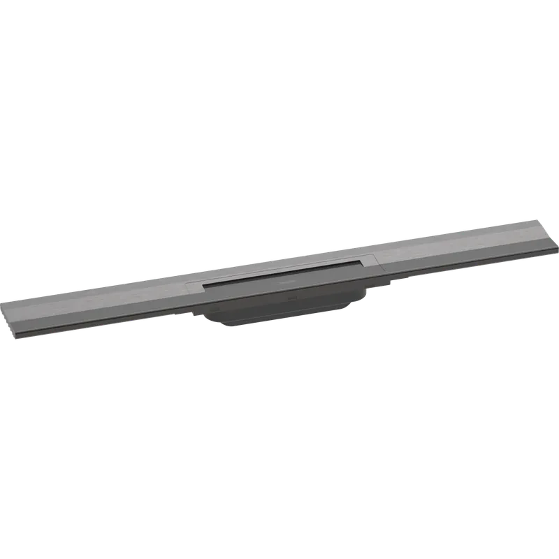 Caniveau de douche découpable 70 cm HANSGROHE RainDrain Flex montage mural noir chromé brossé
