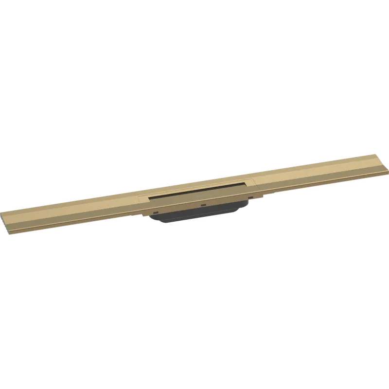 Caniveau de douche découpable 80 cm HANSGROHE RainDrain Flex montage mural bronze brossé