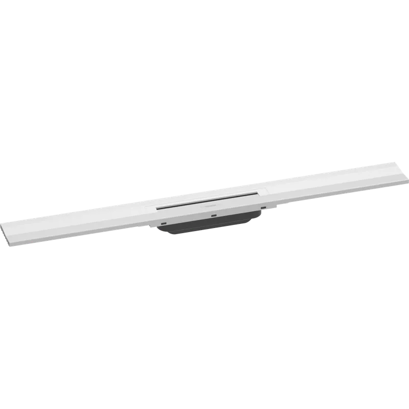 Caniveau de douche découpable 80 cm HANSGROHE RainDrain Flex montage mural blanc mat