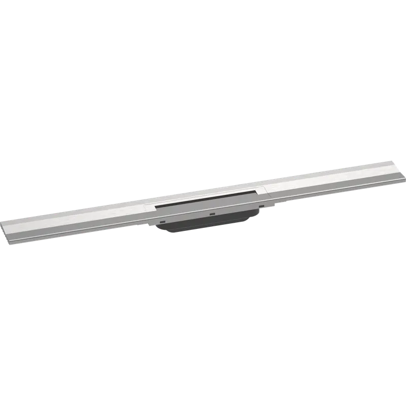 Caniveau de douche découpable 80 cm HANSGROHE RainDrain Flex montage mural acier inox brossé