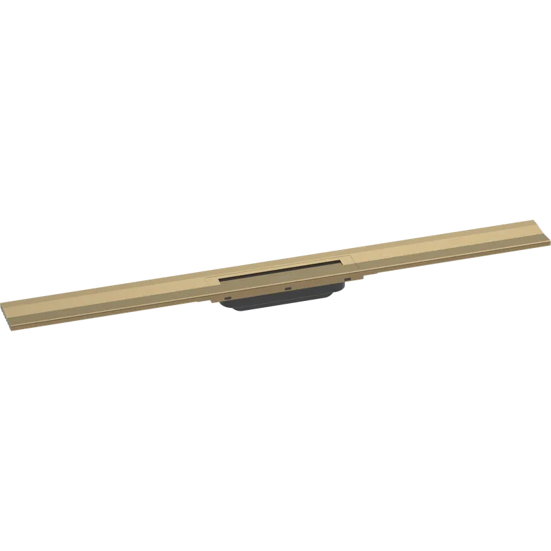 Caniveau de douche découpable 90 cm HANSGROHE RainDrain Flex montage mural bronze brossé