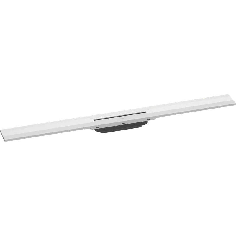 Caniveau de douche découpable 90 cm HANSGROHE RainDrain Flex montage mural blanc mat