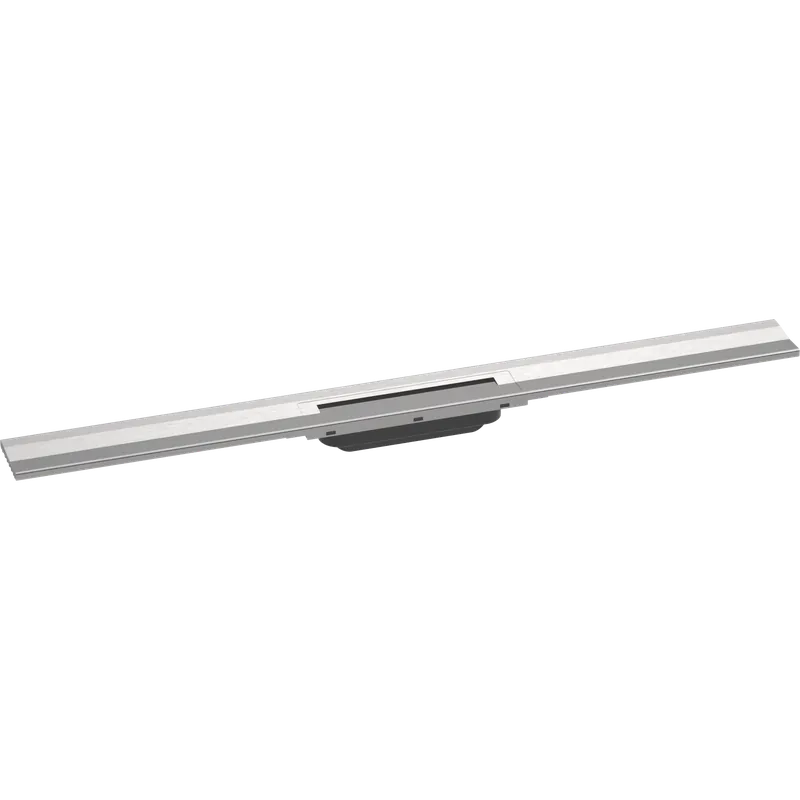 Caniveau de douche découpable 90 cm HANSGROHE RainDrain Flex montage mural acier inox brossé