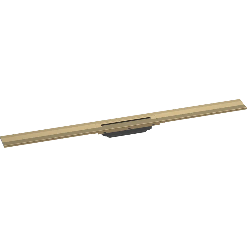 Caniveau de douche découpable 100 cm HANSGROHE RainDrain Flex montage mural bronze brossé