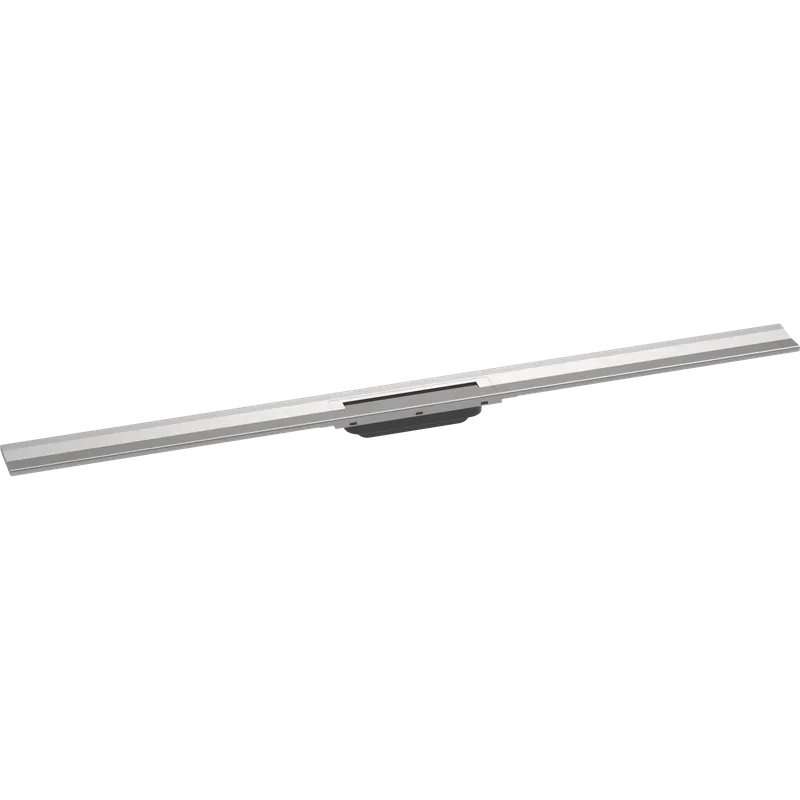 Caniveau de douche découpable 120 cm HANSGROHE RainDrain Flex montage mural acier inox brossé