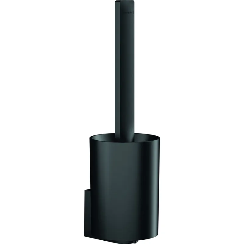 Porte-brosse WC HANSGROHE WallStoris pour montage mural noir mat
