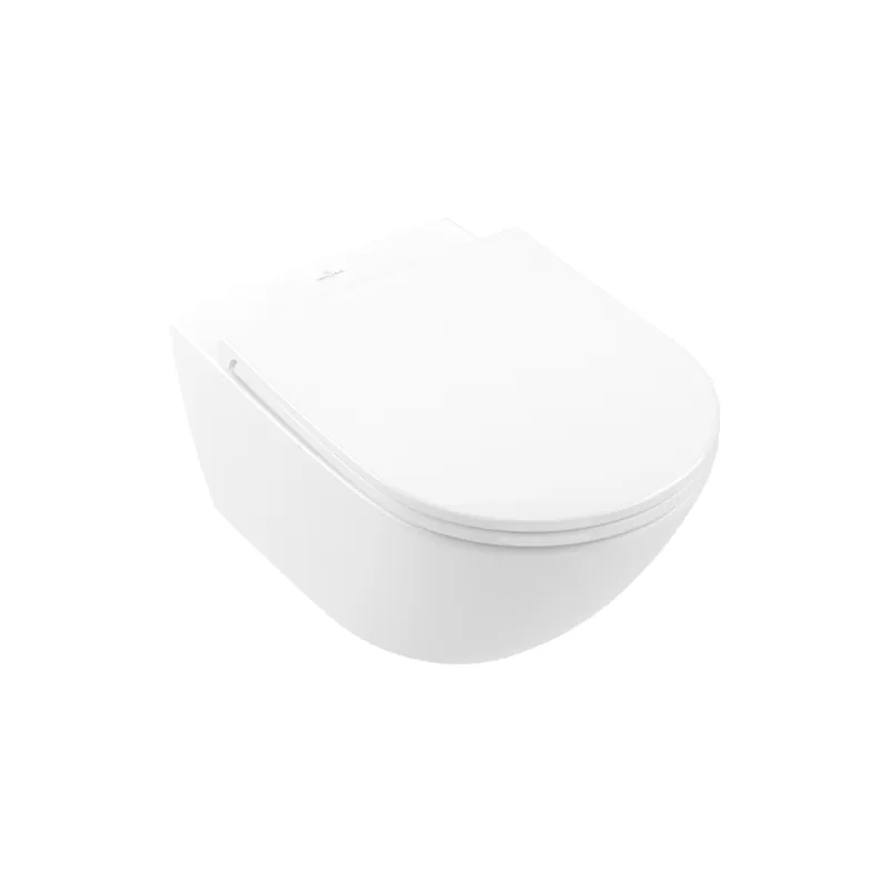 Cuvette WC suspendu sans bride VILLEROY & BOCH Universo TwistFlush avec abattant frein de chute