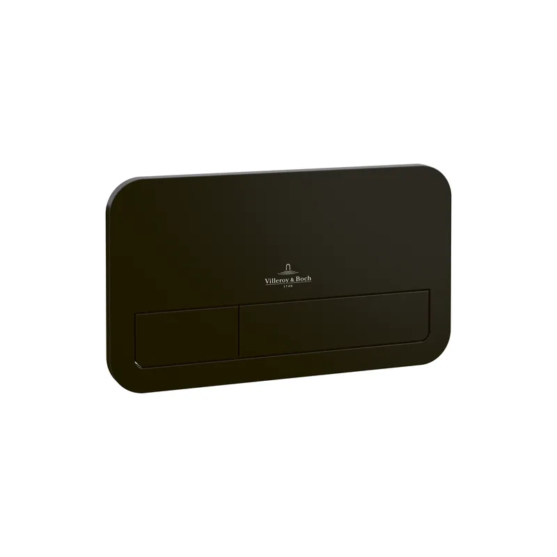 Plaque de déclenchement WC VILLEROY ET BOCH ViConnect 200S noir mat