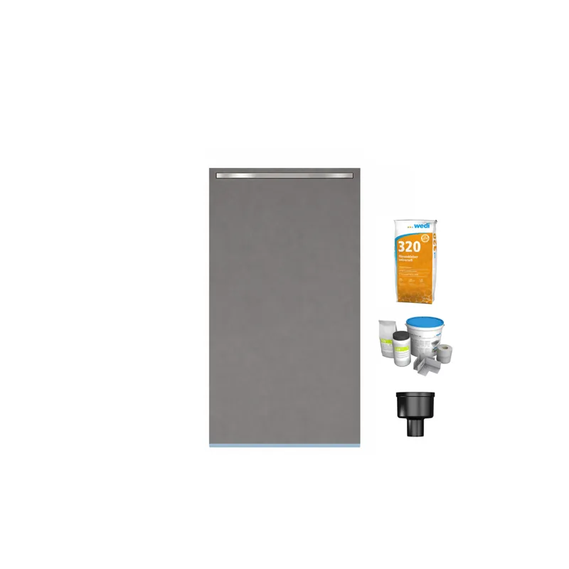 Pack receveur de douche à carreler WEDI Fundo Riolito Neo