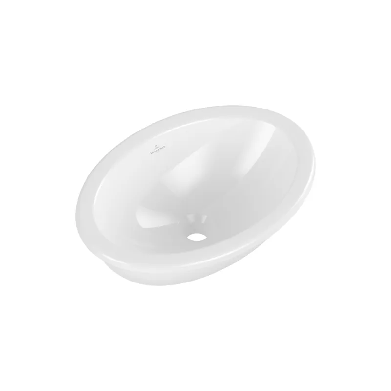 Vasque ovale à encastrer par-dessous VILLEROY ET BOCH Loop & Friends TitanCeram