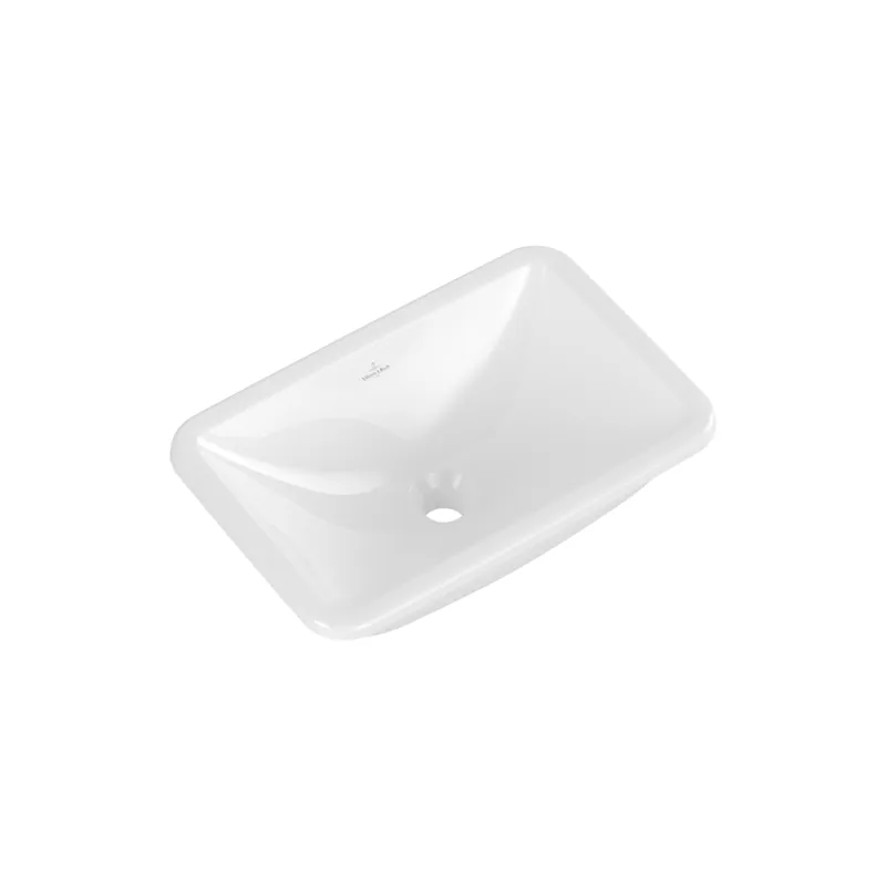 Vasque rectangle à encastrer par-dessous VILLEROY ET BOCH Loop & Friends TitanCeram