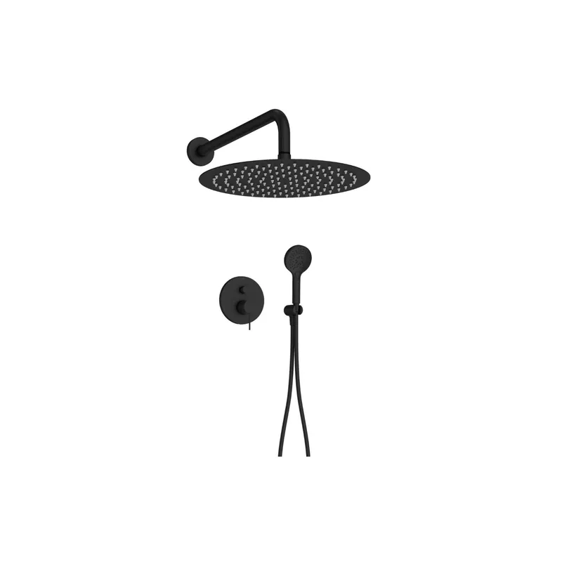 Robinet douche encastré thermostatique JACOB DELAFON Metro, noir mat