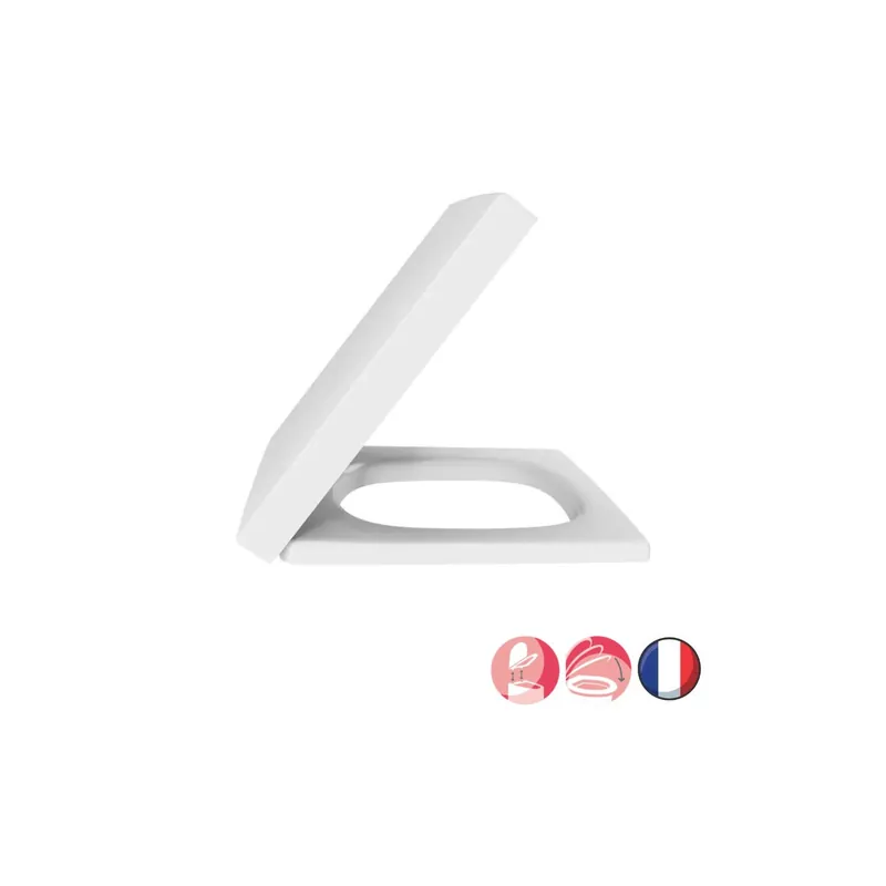 Abattant WC frein de chute déclipsable extra-plat JACOB DELAFON Terrace