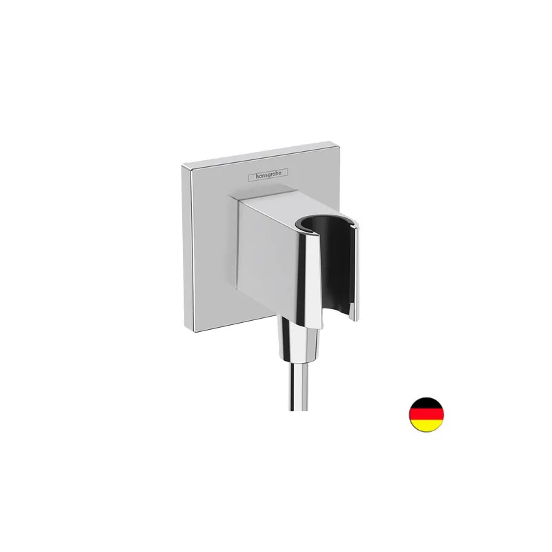 Support de douchette avec raccordement HANSGROHE Fixfit E