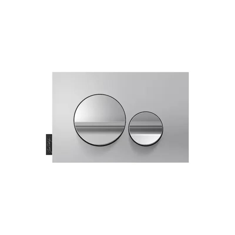 Plaque de commande JACOB DELAFON, double touches rondes