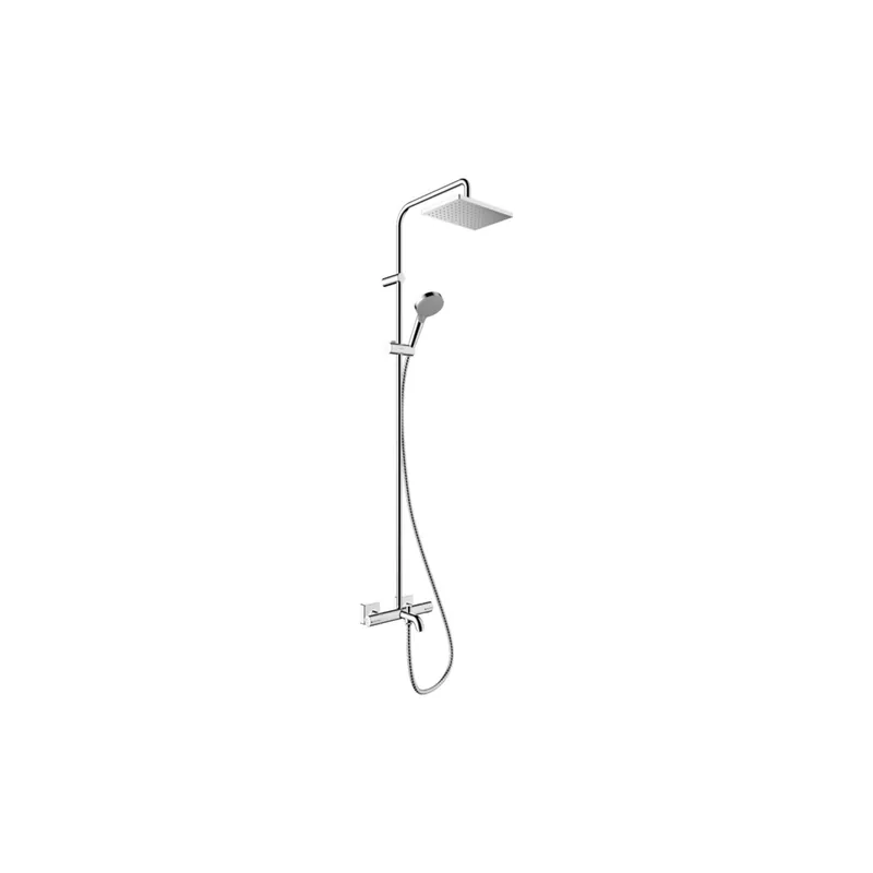 Colonne bain douche thermostatique HANSGROHE Vernis Shape 230 chromé
