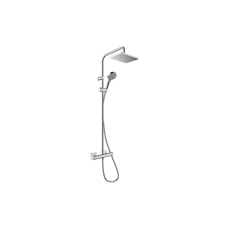Colonne de douche thermostatique HANSGROHE Vernis Shape 230 EcoSmart+ chromé