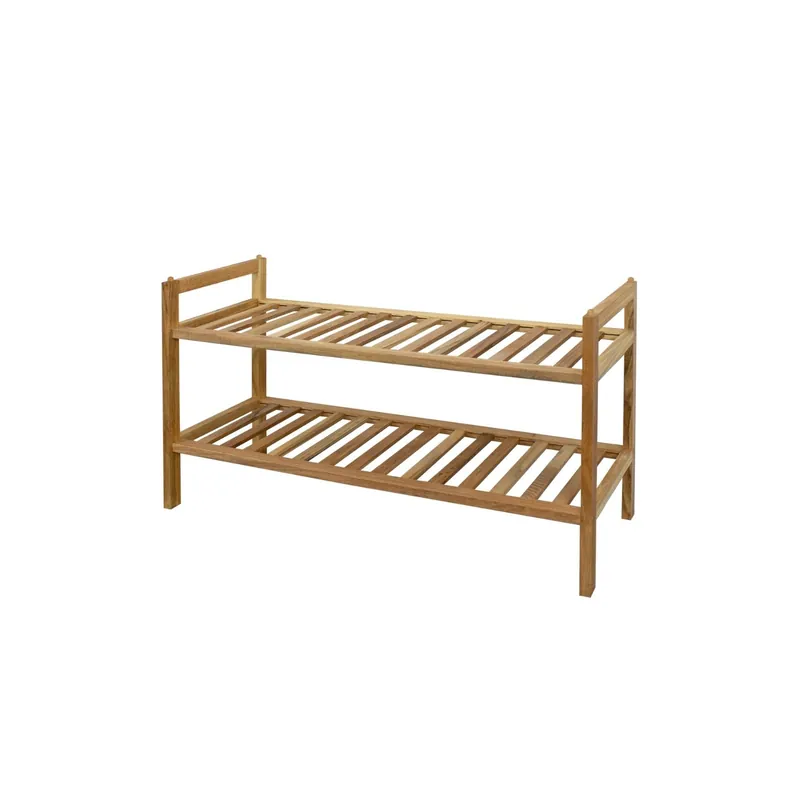 Etagère de salle de bain DEBLANCH empilable 70x27cm, bois