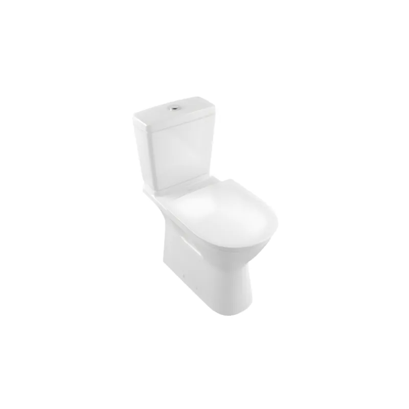 WC à poser sans bride sortie horizontale VILLEROY & BOCH O.novo Directflush avec abattant frein de chute