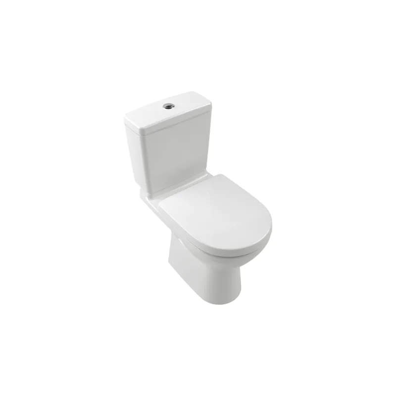 WC à poser sortie horizontale VILLEROY & BOCH O.novo Plus avec abattant frein de chute déclipsable