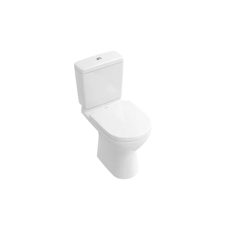 WC à poser sortie verticale VILLEROY & BOCH O.novo avec abattant frein de chute