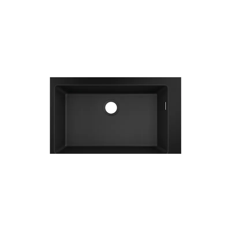 Evier à encastrer 1 bac HANSGROHE S51 660 noir graphite