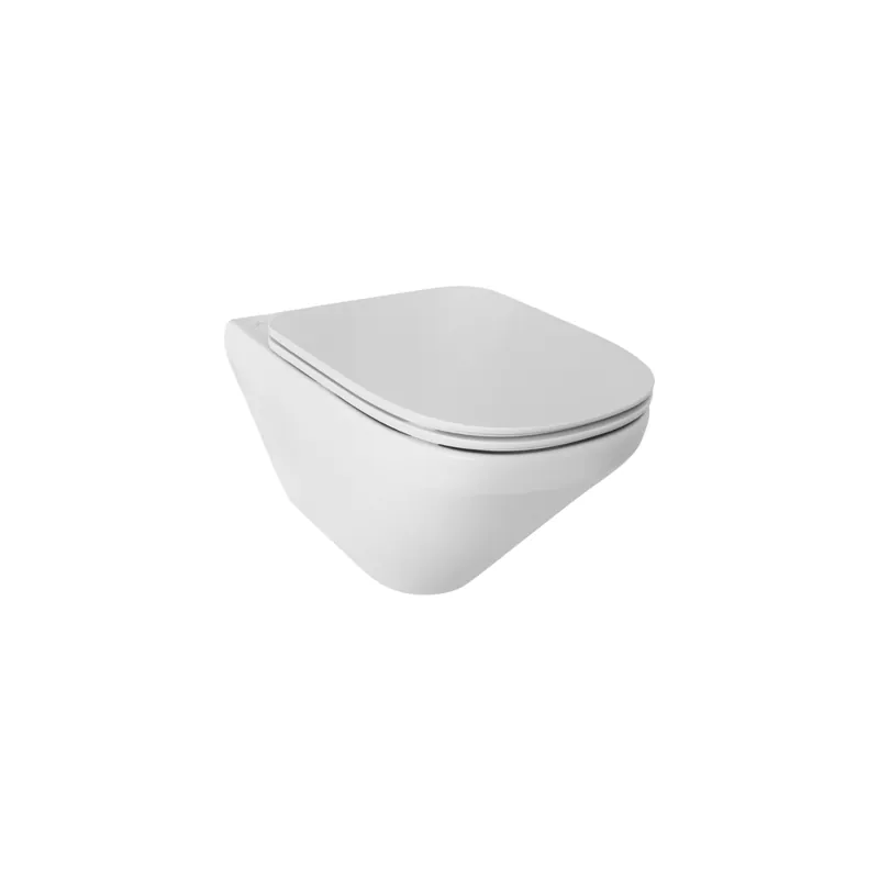 Cuvette WC suspendu sans bride JACOB DELAFON Modern Life avec abattant frein de chute et déclipsable