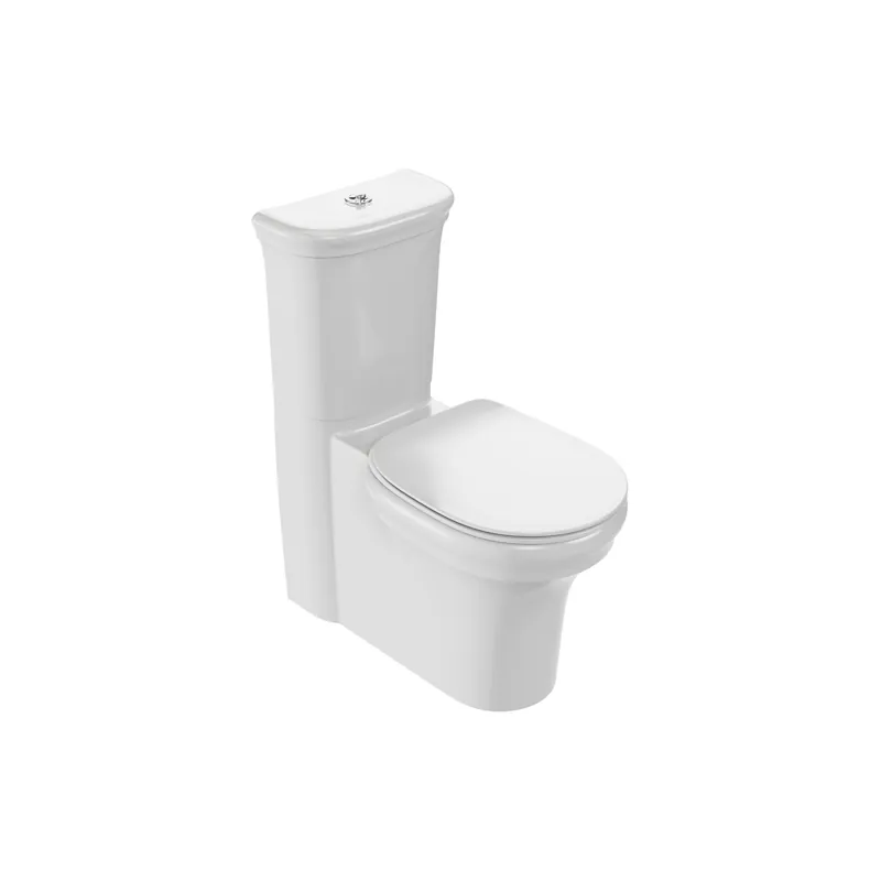 WC à poser sans bride sortie universelle JACOB DELAFON Cléo 1889 avec abattant extra-plat frein de chute