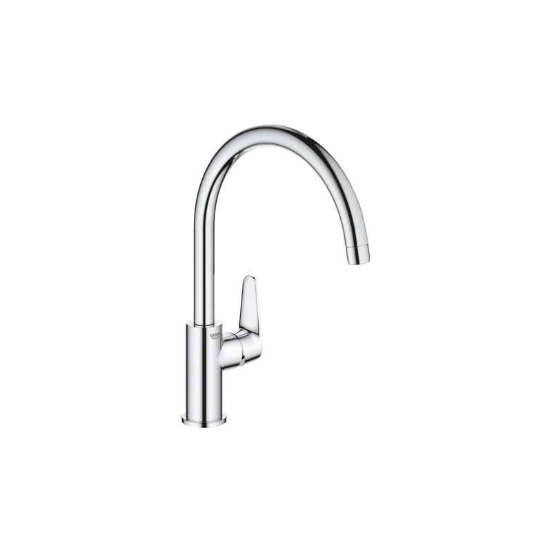 Robinet de cuisine bec haut GROHE Quickfix Start Curve chromé