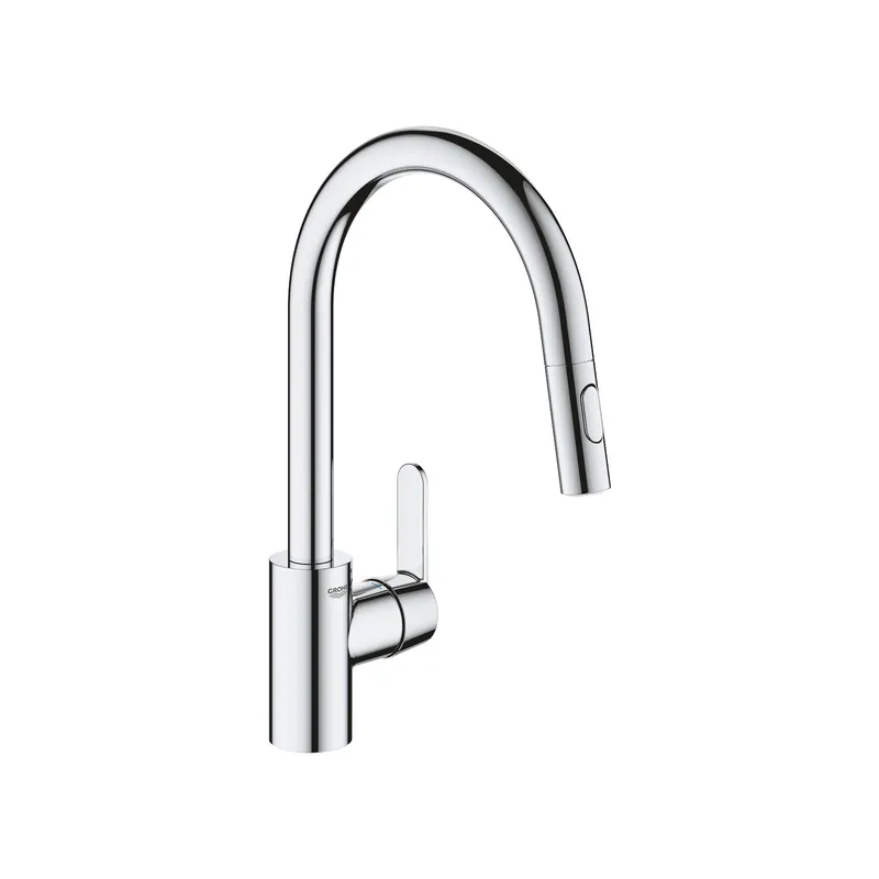 Robinet de cuisine avec douchette GROHE Feel Quickfix chromé