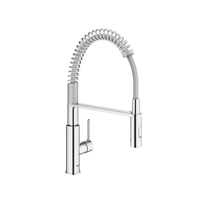 Robinet de cuisine avec douchette GROHE Quickfix Get chromé