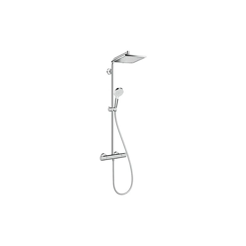 Colonne de douche thermostatique HANSGROHE Crometta E 240 EcoSmart chromé