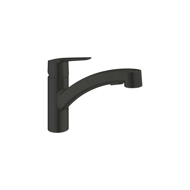 Robinet de cuisine avec douchette GROHE Start noir mat