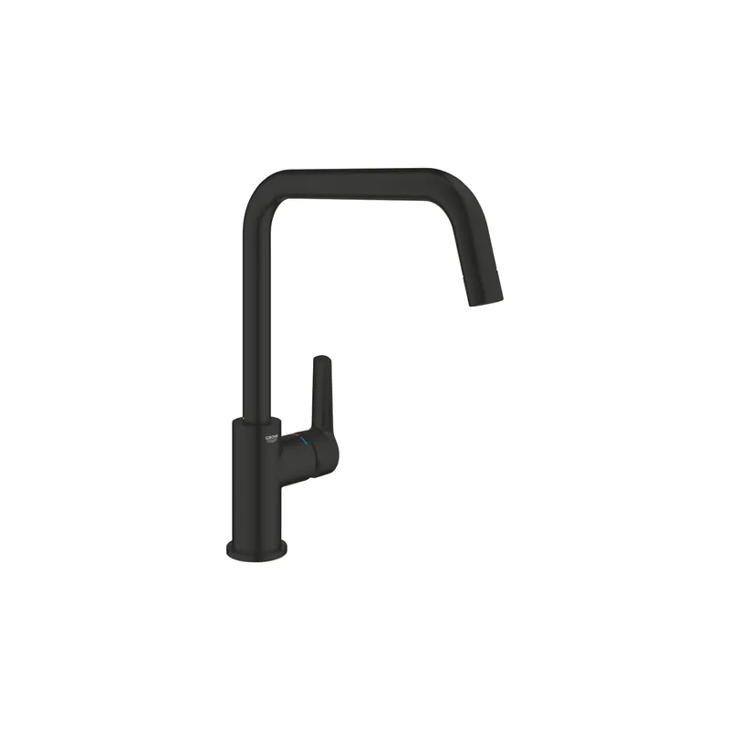 Robinet de cuisine GROHE Start bec haut noir mat