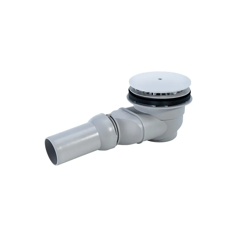 Bonde pour receveur sortie horizontale DURAVIT chromé