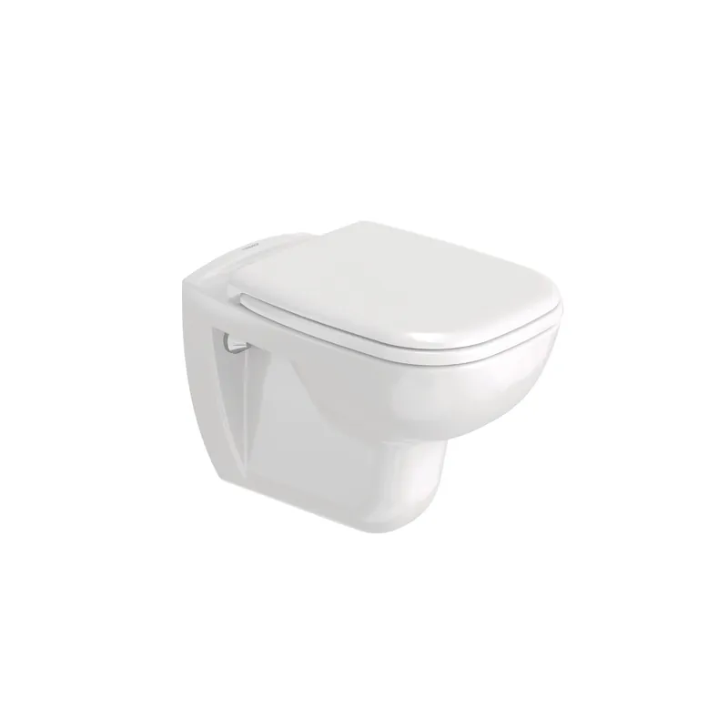 Cuvette WC suspendu DURAVIT D-Code avec abattant frein de chute déclipsable