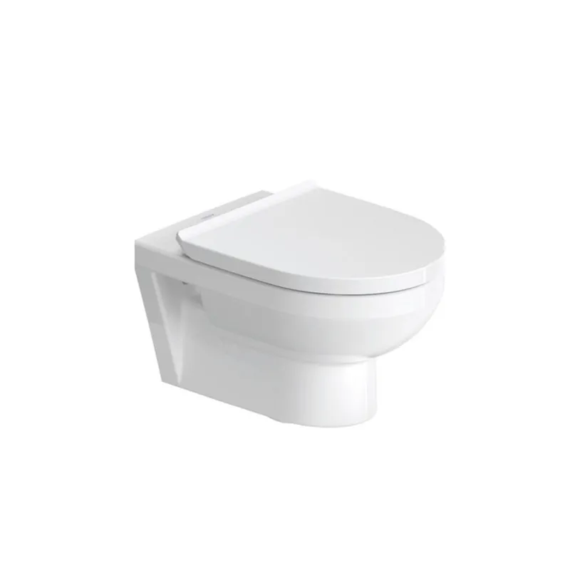 Cuvette WC suspendu sans bride DURAVIT No.1 avec abattant frein de chute déclipsable