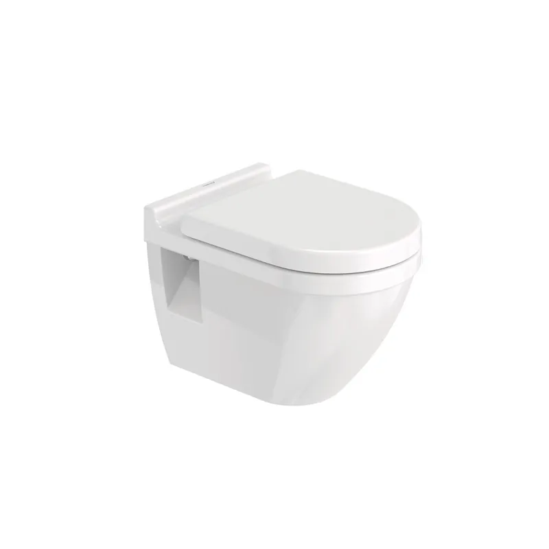 Cuvette WC suspendu DURAVIT Starck 3 avec abattant frein de chute déclipsable