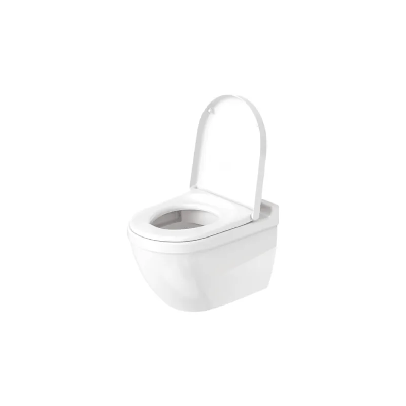 Cuvette WC suspendu sans bride DURAVIT Starck 3 avec abattant frein de chute déclipsable