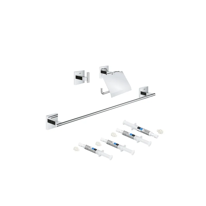 Ensemble d‘accessoires 3-in-1 GROHE Start Cube avec colle