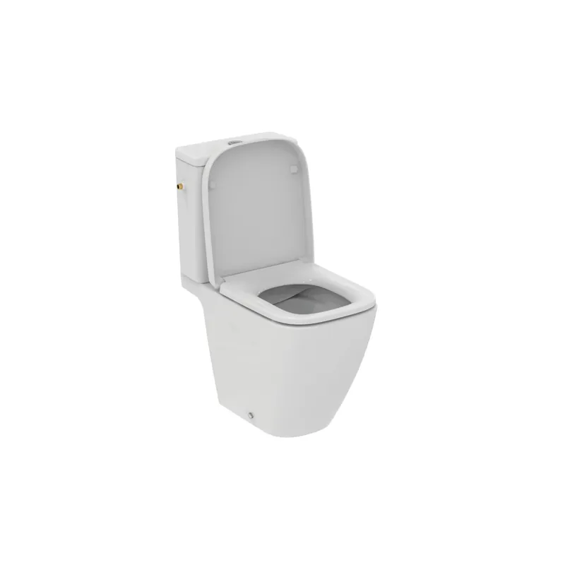 WC à poser compact sans bride sortie horizontale IDEAL STANDARD I.Life S avec abattant frein de chute