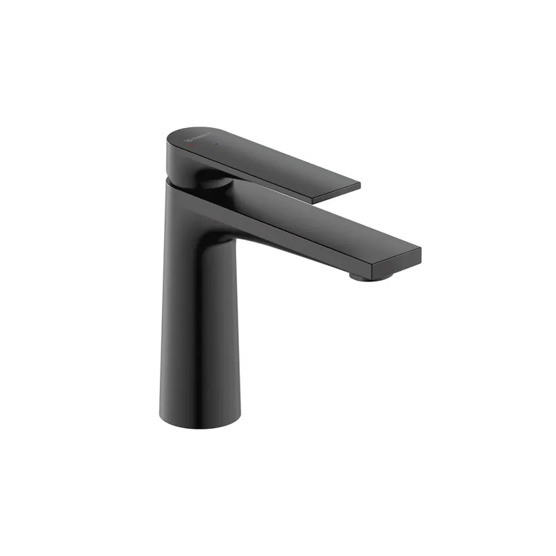 Mitigeur lavabo DURAVIT Tulum Freshstart noir mat sans tirette ni vidage