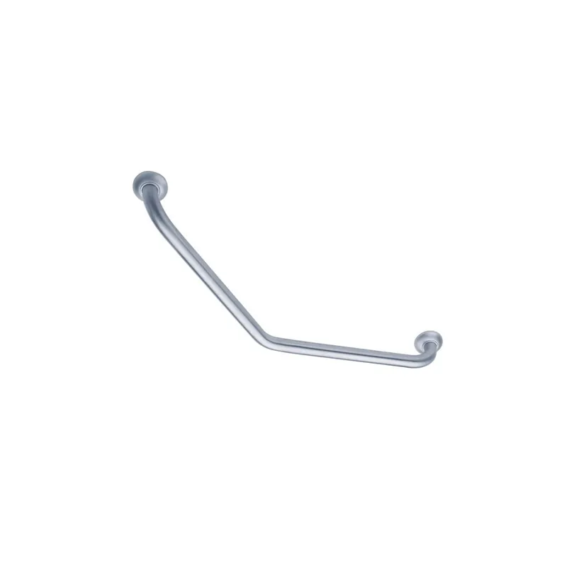 Barre de maintien coudée PMR PELLET Essentiel confort 135° inox brossé