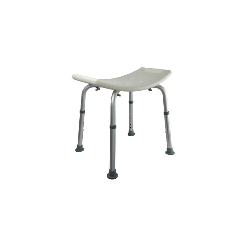 Tabouret de douche PMR PELLET Essentiel assise large hauteur réglable 2 poignées