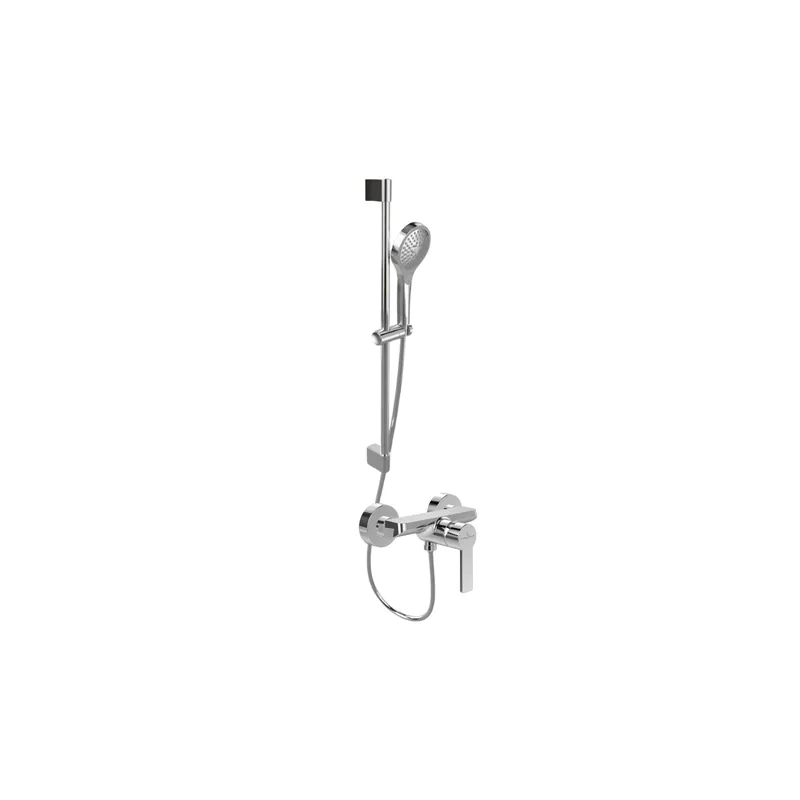 Mitigeur mécanique douche VILLEROY ET BOCH Architectura Chrome + Ensemble de douche VILLEROY ET BOCH Verve Showers 3 jets Chrome