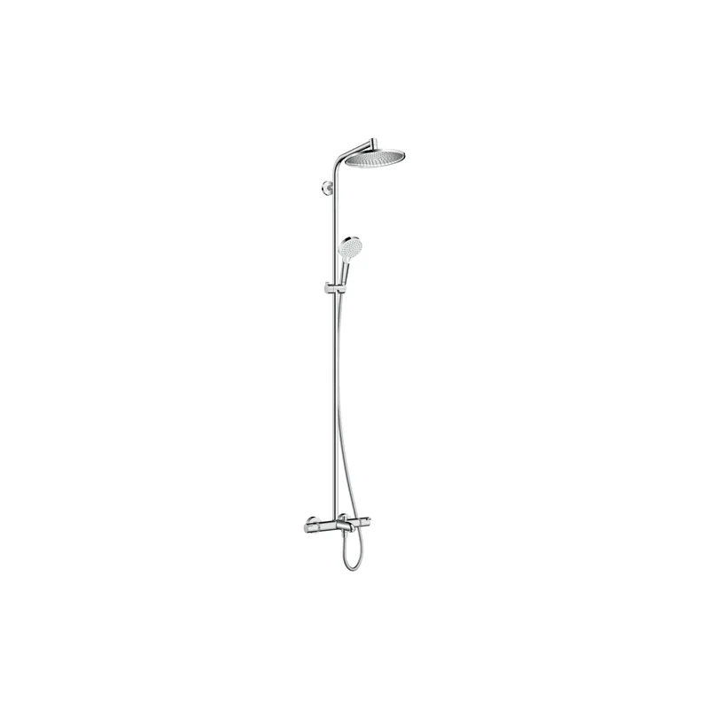 Colonne bain douche thermostatique HANSGROHE Crometta S 240 chromé