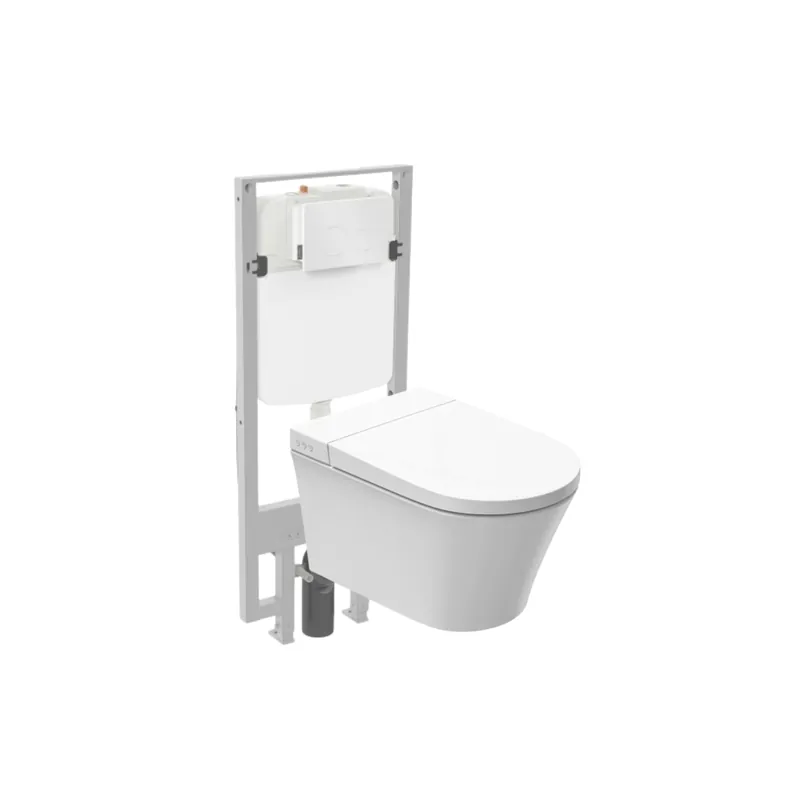 Pack WC lavant sans bride JACOB DELAFON Seine avec télécommande + bâti support