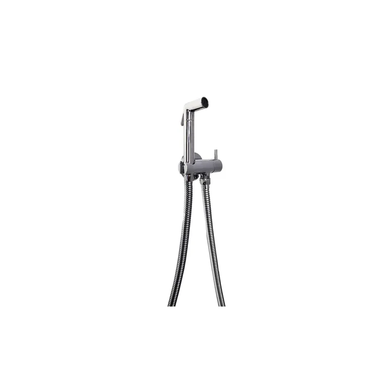 Douchette WC PAINI Cox ronde + Support + Flexible