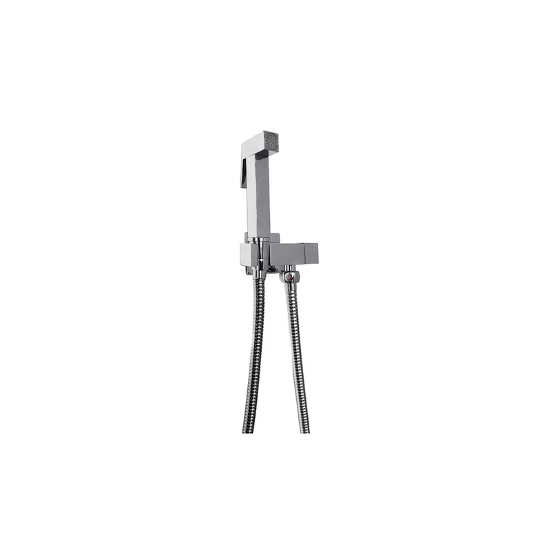 Douchette WC PAINI Cox carrée + support + flexible